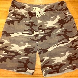 🚹 Alt Apparel ❄️Snow Camo Drawstring Shorts,SOFT!